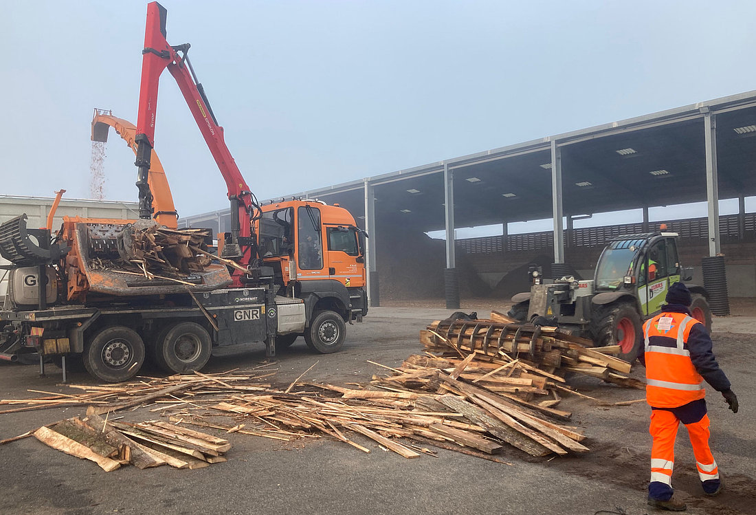 photo d'un chantier à la PBE de nègrepelisse